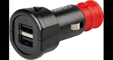Universele Lader Fast Charge 2x USB - 2400 mA - 12/32V