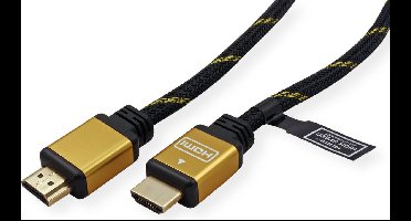 ROLINE GOLD HDMI HighSpeed Kabel met Ethernet, M-M, 7,5 m