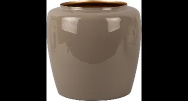 Present Time Bloempot Grand - Grijs - Ø25x23,5 cm - Modern,Scandinavisch