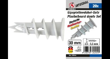 BGS Assortiment gipswandpluggen 20 delig