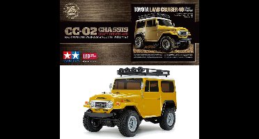 Tamiya Modelbouwpakket Auto - 58715 RC Toyota Land Cruiser 40 - CC-02 RC Plastic - 1:10 - Modelbouw