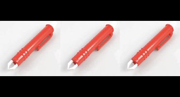 Tekentang voor Mens en Dier - Rode Tekenverwijderaar - Plastic Tekenpincet - 3 Stuks