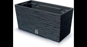 Prosperplast - Bloempot met inzet 8L - Furu Case Beton - Antraciet