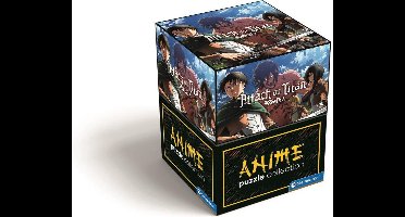 Clementoni - Puzzel 500 Stukjes High Quality Collection Anime - Cube - Attack On Titan, Puzzel Voor Volwassenen en Kinderen, 14-99 jaar, 35139