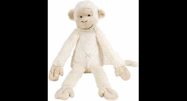Happy Horse Aap Mickey Knuffel 43cm - Wit - Baby knuffel