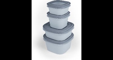 Sunware - Sunware Sigma home 4 stuks vershoudbakjes - blauw