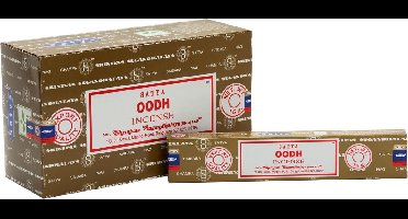 Satya Oodh Wierookstokjes - doos met 12 pakjes van 15 gram