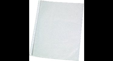 Q-CONNECT geperforeerde showtas A4 11-gaatsperforatie glashelder 50 micron pak van 25 stuks 40 stuks