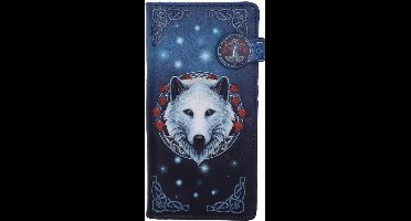 Nemesis Now Dames portemonnee - Guardian of the Fall - Witte herfstwolf - reliëf Portemonnee - Lisa Parker - (bxhxd) ca. 18,5cm x 9,5cm x 2,5cm