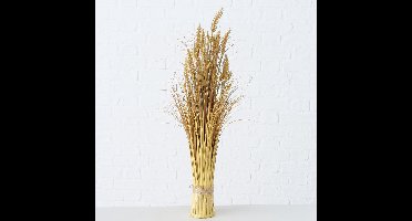 Decoratie takken - Haver - Tarwe - 74cm - Ø8cm - Goud - Kunststof