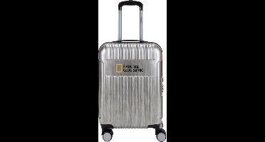 National Geographic Harde Koffer / Trolley / Reiskoffer - 67 cm (Medium) - Transit - Zilver - Zilver / Medium