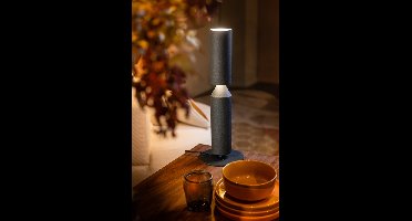 ETH Pencil Tafellamp mat zwart excl. 2xGU10 H50cm on/off on tube