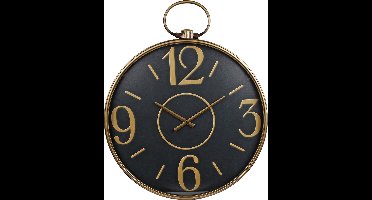 Gifts-Amsterdam-Wandklok-Toulouse-60x5,5x74-cm-metaal-zwart