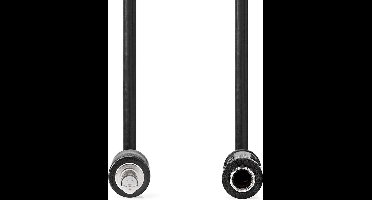 Nedis Stereo-Audiokabel - 3,5 mm Male - 6,35 mm Female - Vernikkeld - 0.20 m - Rond - Blister