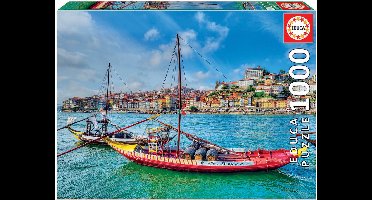 Educa - Legpuzzel - Boten voor de Kust van Porto - 1000 stukjes
