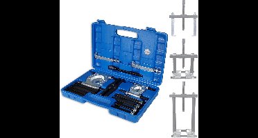 CCLIFE - 14-Delige lagertrekkerset - Trekker met Gelagerde Poelie - Dopsleutel - Handgereedschap - Nageltrekkers