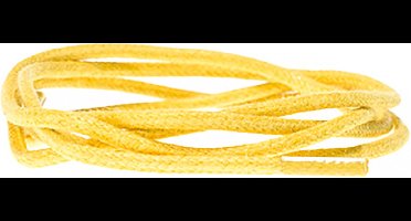 Cordial - schoenveters - Geel - wax dun rond - veterlengte 75 cm 4-6 gaatjes