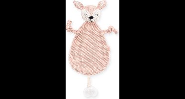 Jollein - Knuffeldoekje Deer (Pale Pink) - Speenknuffel, Speendoekje Baby, Speendoek - Katoen