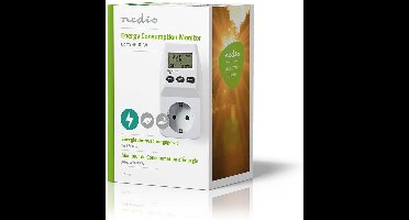 Nedis Energieverbruiksmeter - Batterij Gevoed / Netvoeding - 16 A