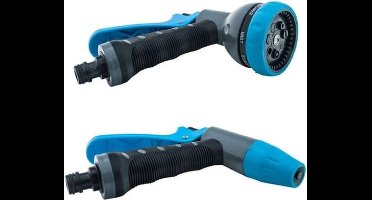 2x Tuinslang sproeipistool/spuitpistool/sproeikop - Tuinier/tuinslang benodigdheden