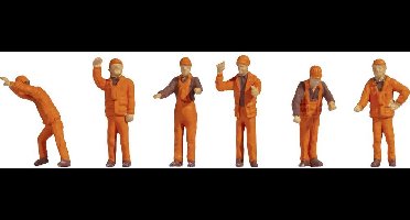 NOCH 18011 H0 Rangeerders figuren Geverfd, Staand