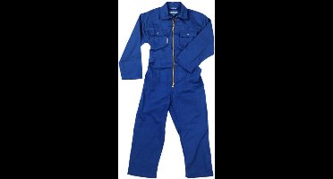 MM Eurotool Kinderoverall - Katoen - Elastische Taille - Korenblauw - Maat 128