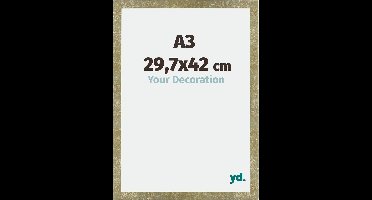 Your Decoration - Fotolijst A3 29,7x42 cm - MDF - Goud Antiek - Mura
