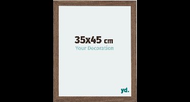 Your Decoration - Fotolijst 35x45 cm - MDF - Walnoot Donker - Mura