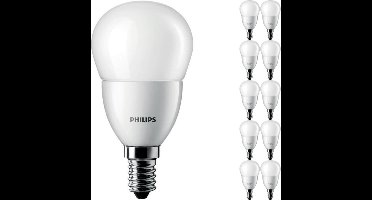 Voordeelpak 10x Philips Corepro LED Lustre E14 Kogel Mat 2.8W 250lm - 827 Zeer Warm Wit | Vervangt 25W
