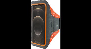 Mobiparts Comfort Fit Sport Armband Apple iPhone 12 Pro Max Neon Orange
