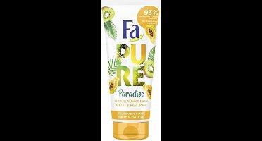 Fa - Shower Gel - Pure Paradise - Papaya & Kiwi Fragrance - 200 Ml