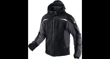 Kubler Weather winter softshell jack 1041 - Zwart | Grijs - S