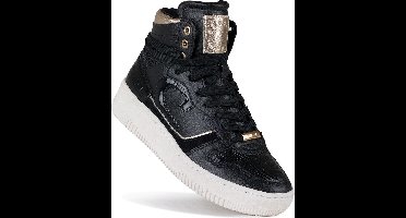 Cruyff Campo High Lux Hoge sneakers - Dames - Zwart - Maat 40