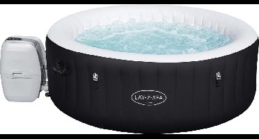 Bestway Lay-Z-spa Miami Opblaasbare Spa (2021) - Bubbelbad voor 4 personen - Incl Pomp en Afdekzeil - Ø 180x66 cm - Zwart