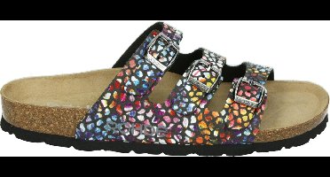 Rohde 5620 - Volwassenen Dames slippers - Kleur: Blauw - Maat: 43