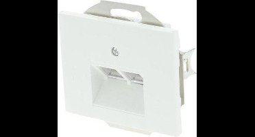 BERKER K1 CONTACTDOOS INBOUW TELEFOON/DATA 2X8POLIG POLARWIT