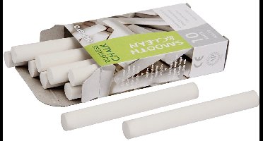 Creotime Schoolbordkrijt Wit 8 Cm 10 Stuks