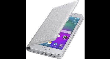 Samsung flip cover - zilver - voor Samsung Galaxy A3 (2015)