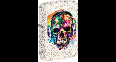 Aansteker Zippo Skull Headphones Design