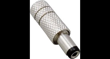 TRU COMPONENTS Laagspannings-connector Stekker, recht 5.50 mm 2.10 mm 1 stuk(s)