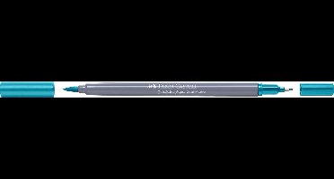 Faber-Castell - Duo aquarel marker - Goldfaber - licht kobalt turquoise 154 - brush / 0,6mm - FC-164654