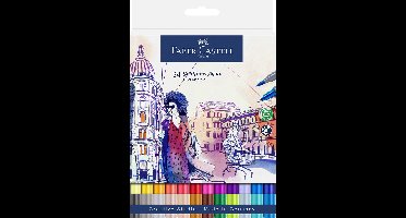 Faber-Castell - Duo aquarel marker - Goldfaber - etui 24 stuks - brush / 0,6mm - FC-164624