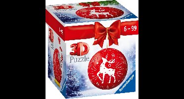 Ravensburger Kerstbal Rendier- 3D Puzzel - Puzzleball - 54 stukjes
