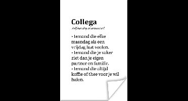 Poster Spreuken - Quotes - 'Collega' - Woordenboek - 20x30 cm