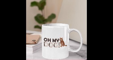 Mok Beker voor het baasje van een prachtig hondje, hond moeder, papa, hondencadeau type 21