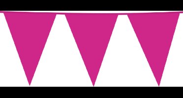 Vlaggen slinger XL magenta - hot pink