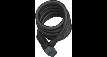 ABUS spiraalkabelbooster 6512K/180 - fietsslot van superflexibele spiraalkabel - ABUS-Security Level 4 - 180 cm