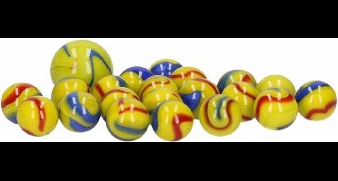 Glazen knikkers 42x Snotty Earthman - buitenspeelgoed - knikkeren