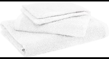 Moodit Badlinnen Troy White - 2 washandjes + 1 handdoek + 1 douchelaken