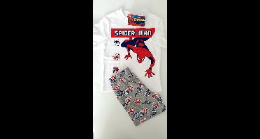 Spider-Man Pyjama - Shortama - Wit - 104